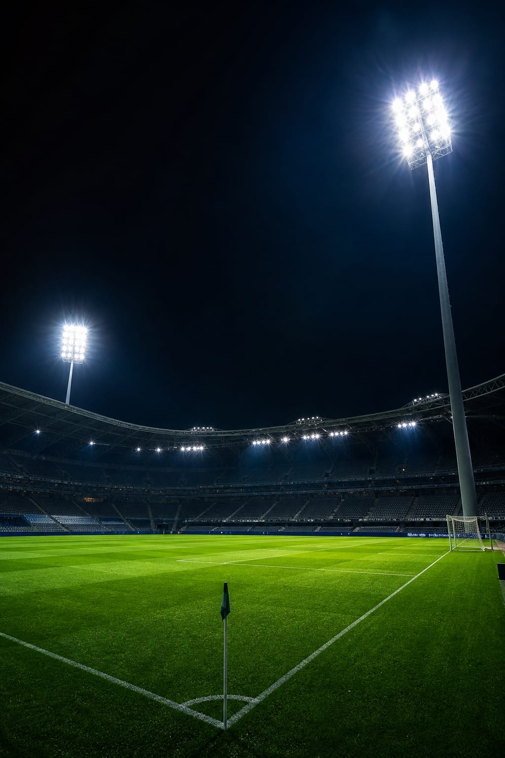 Spor sahası projektör aydınlatması